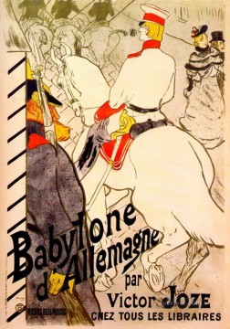 babylon german by victor joze Toulouse Lautrec Henri de Oil Paintings